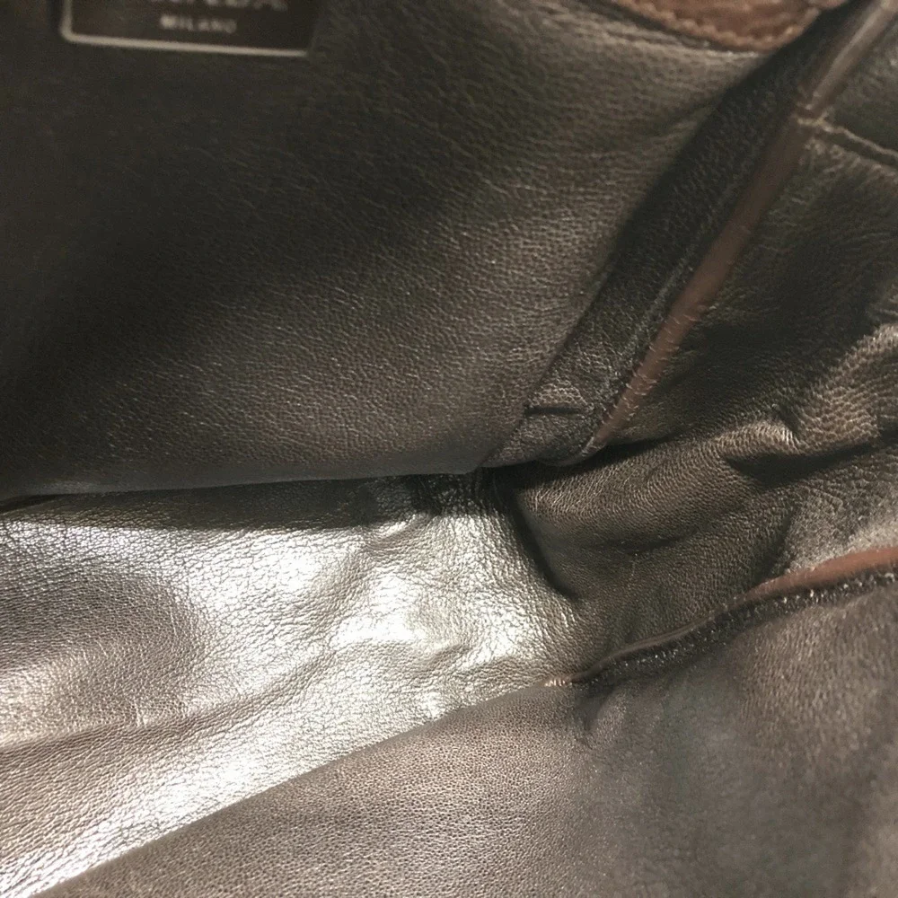 PRADA Brown Shoulder Bag - Picture 10 of 11